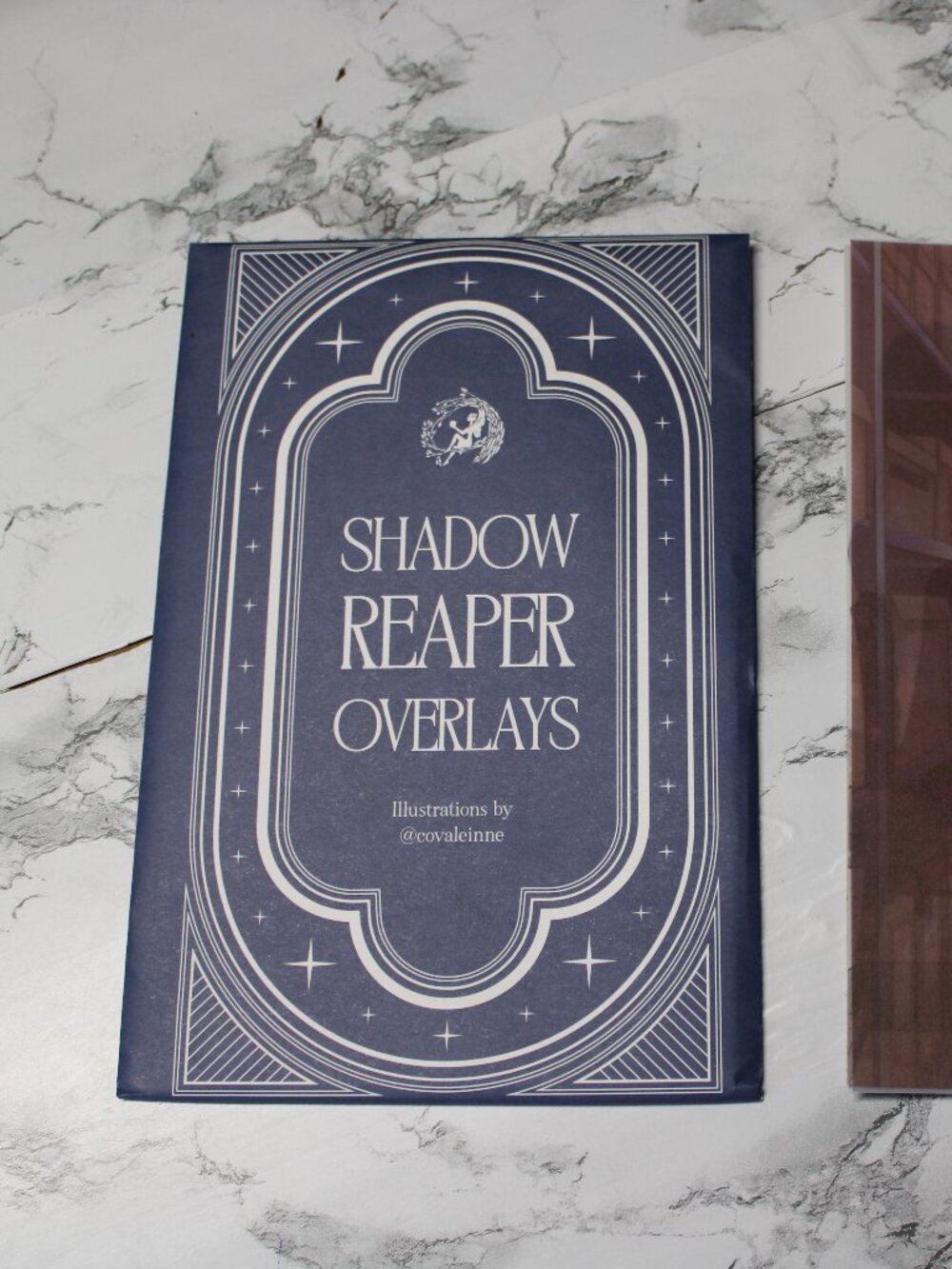 Fairyloot Shadow Reaper Book Overlays by Lynette Noni